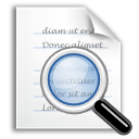 document, file, find, search, text, view icon