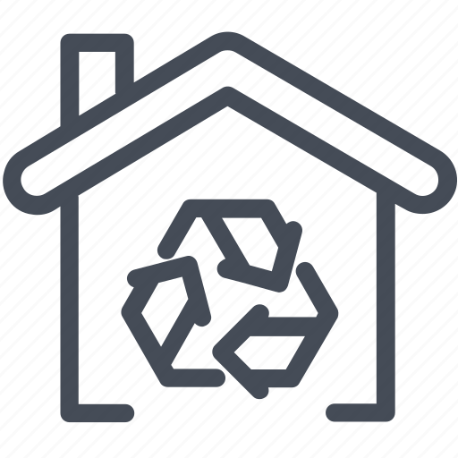 Ecology, home, home renovation, house, recycle, renovate, renovation icon - Download on Iconfinder