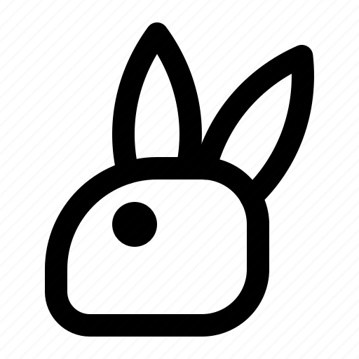 Animal, bunny, fast, mammal, pet, rabbit, rabbit face icon - Download on Iconfinder