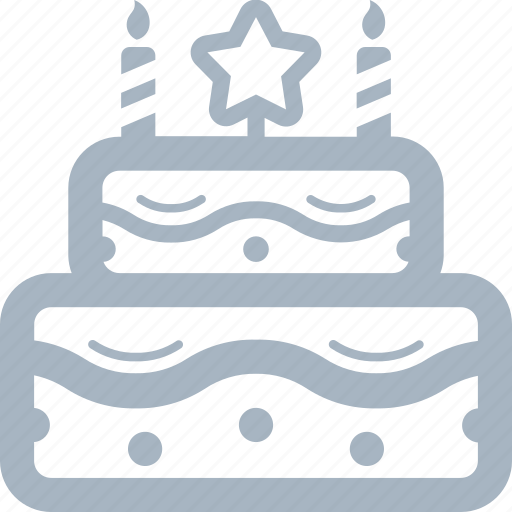 Birthday, birthday cake, cake, food, layered cake icon - Download on Iconfinder