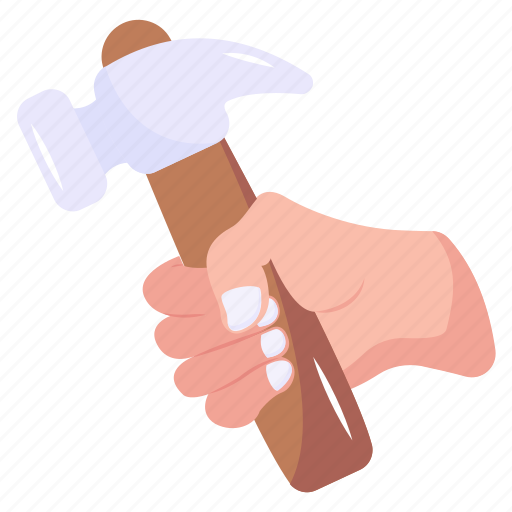Pummel, hammer, nail fixer, mallet, nail striker icon - Download on Iconfinder