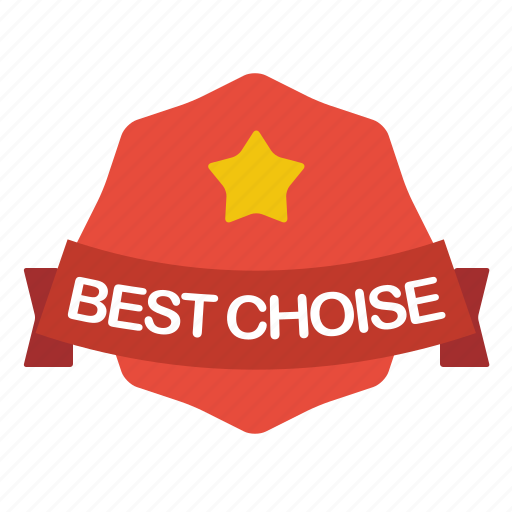 Best, choise, guarantee, label icon - Download on Iconfinder