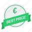 best, euro, guarantee, label, price 