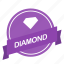 diamond, guarantee, label 