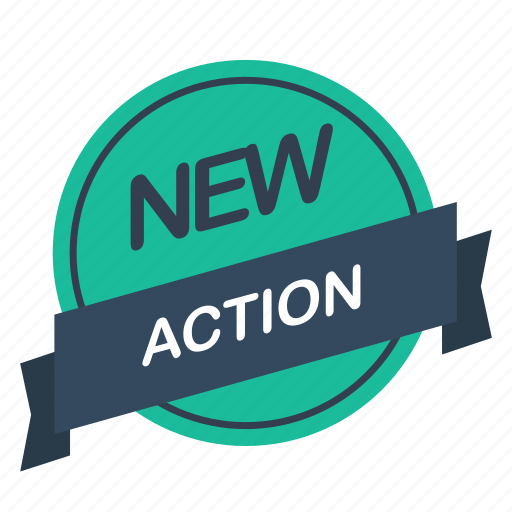 Action, guarantee, label, new icon - Download on Iconfinder