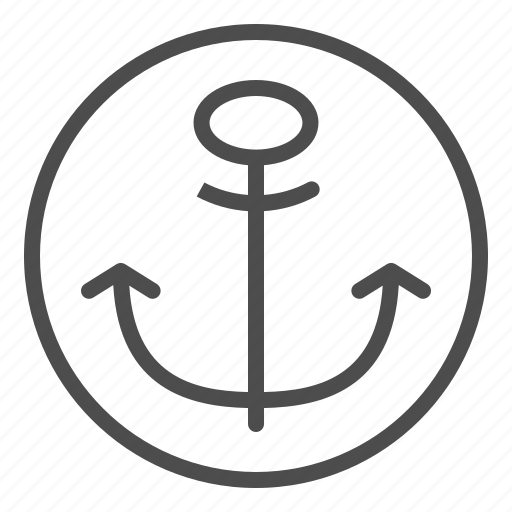 Anchor, naval, heavy, marine, metal, nautical, steel icon - Download on Iconfinder