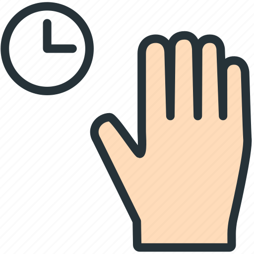 Gestures, hand, wait icon - Download on Iconfinder
