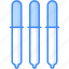 pipettes, laboratory, science, experiment, medical icon 