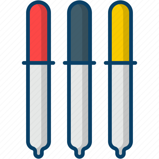 Pipettes, laboratory, science, experiment, medical icon - Download on Iconfinder