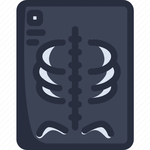 X ray, x rays, medical, report, bone, skeleton, ribs icon - Download on Iconfinder