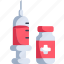 vaccination, vaccine, syringes, injection, syringe, medicine, bottle 