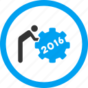 employee, job, service, staff, task, working man, year 2016