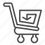cart, arrow, refresh, shop, market, add, sale, wheel, shopping 