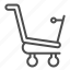 cart, shop, market, sale, commerce, store, customer, wheel, handle 