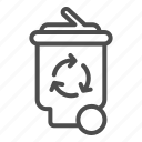 bucket, bin, plastic, container, recycle, garbage, trash, disposable, wheel