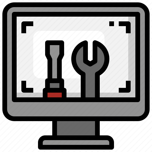 Computer, repairing, technology, wrench, tools icon - Download on Iconfinder