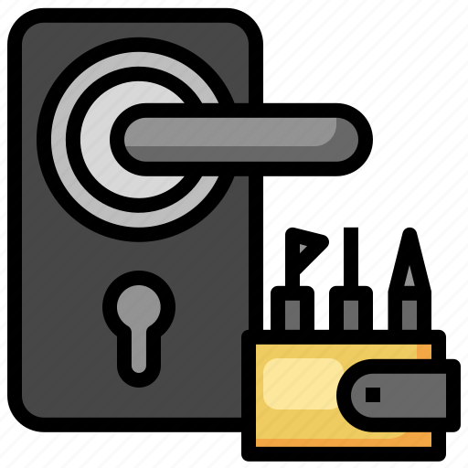 Locksmith, picks, hours, key, unlock icon - Download on Iconfinder