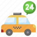 taxi, automobile, car, vehicle, transport