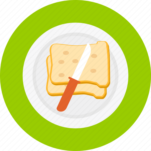 Bread, butter, breakfast, food, meal, sandwich, toast icon - Download on Iconfinder