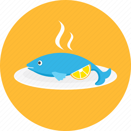 Fish, dinner, eating, food, meal, sea, seafood icon - Download on Iconfinder