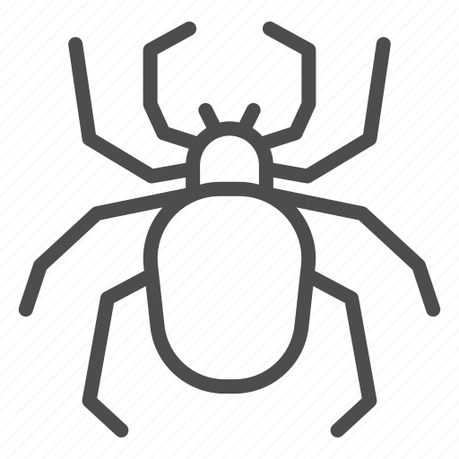Spider, danger, arachnid, scary, antennae, poison, warning icon - Download on Iconfinder