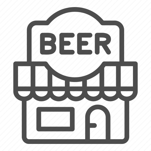 Shop, beer, bar, beverage, building, signboard, house icon - Download on Iconfinder