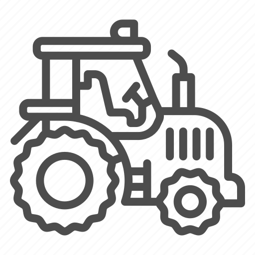 Tractor, agriculture, machine, vehicle, agricultural, wheel, transport icon - Download on Iconfinder