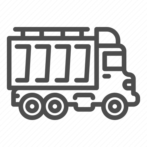 Truck, construction, industry, heavy, machine, dump, container icon - Download on Iconfinder