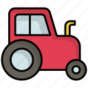 tractor, vehicle, agriculture, farming, farm, transport, transportation, construction, machine