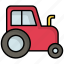 tractor, vehicle, agriculture, farming, farm, transport, transportation, construction, machine 