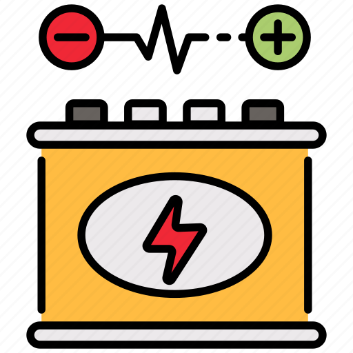 Car battery, battery, energy, accumulator, power, battery-charging, charging icon - Download on Iconfinder
