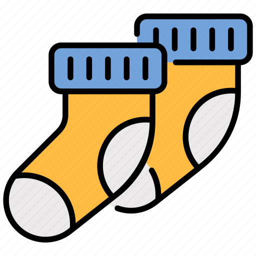 Baby socks, socks, footwear, clothes, winter, baby-clothing, baby icon - Download on Iconfinder