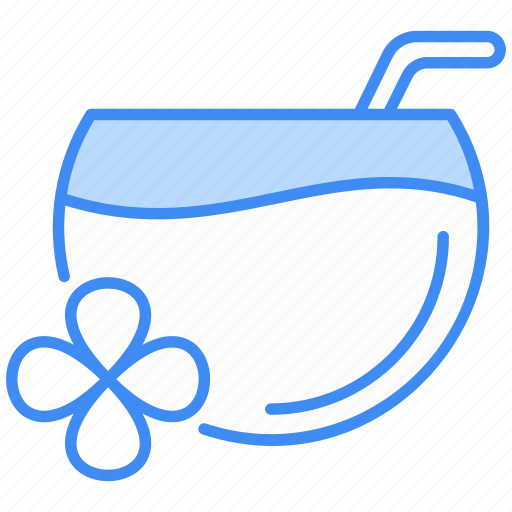 Coconut drink, coconut, drink, coconut-water, summer, beach-drink, juice icon - Download on Iconfinder