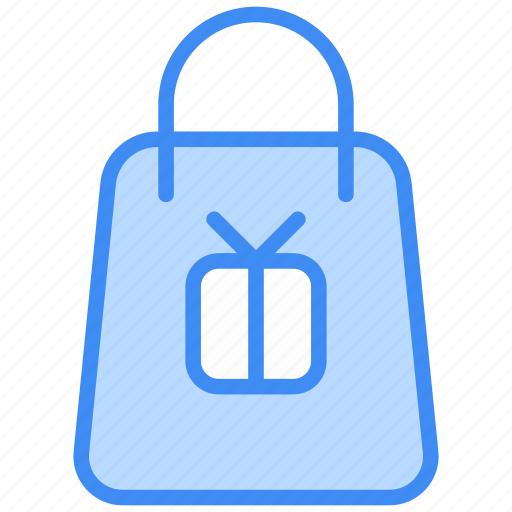 Gift bag, gift, bag, christmas, present, shopping-bag, santa icon - Download on Iconfinder