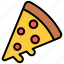 pizza, food, fast-food, slice, junk-food, italian, meal, pizza-slice, fast 