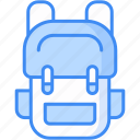 backpack, school bag, student bag, travel bag icon