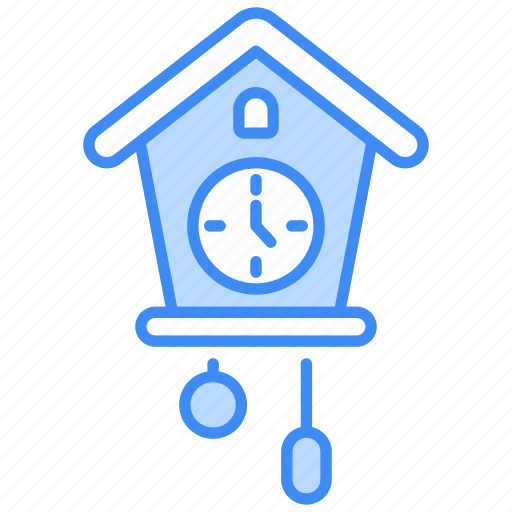 Cuckoo clock, time, clock, wall-clock, decoration, ornament, antique icon - Download on Iconfinder