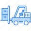 forklift, transport, vehicle, delivery, truck, logistic, warehouse, cargo, package 