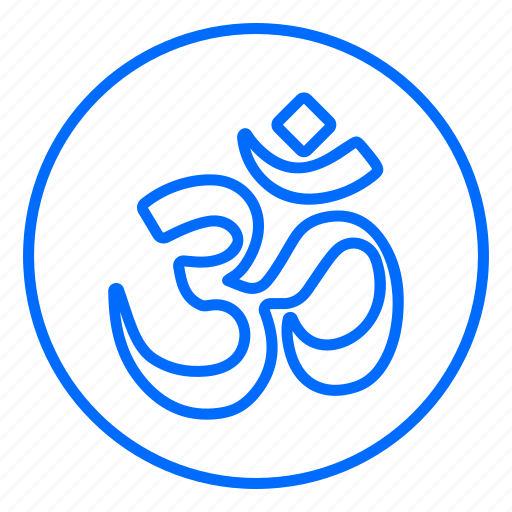 Om, hinduism, religious, spiritual, sacred, sanskrit, poja icon - Download on Iconfinder