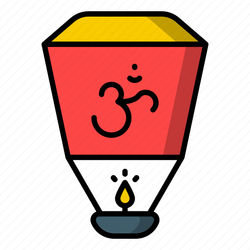 Sky lantern, air, candle, flame, ceremony, carnival, light icon - Download on Iconfinder