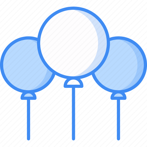 Balloons, decoration, celebration, party, event, air, fun icon - Download on Iconfinder