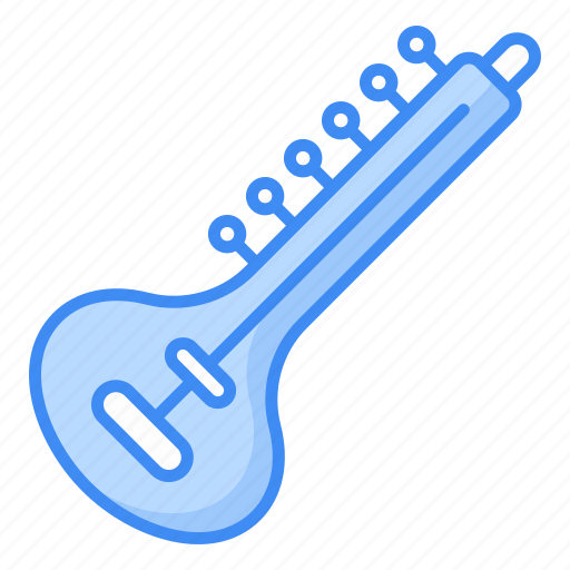 Sitar, classic instrument, mandolin, musical instrument, guitar, banjo, orchestra icon - Download on Iconfinder