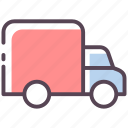 truck, delivery, transport, vehicle, shipping, transportation, delivery-truck, cargo, package