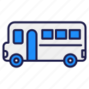 school, bus, school bus, canvas, painting, vehicle, automobile, education, transportation, transport