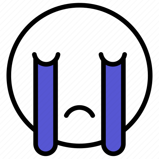 Crying, sad, emoji, face, emotion, cry, expression icon - Download on Iconfinder