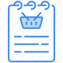 shopping list, list, checklist, shopping, ecommerce, online-shopping, shop, cart, todo-list