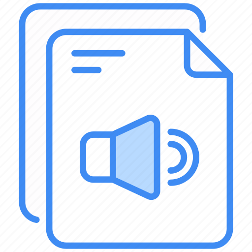 Audio file, file, file-format, format, audio-format, extension, filetype icon - Download on Iconfinder