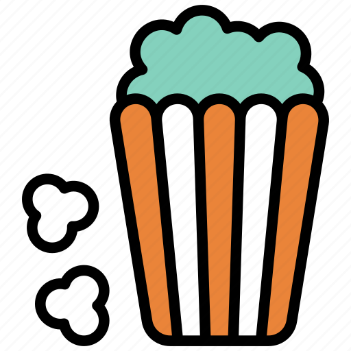 Popcorn, food, cinema, snack, movie, entertainment, corn icon - Download on Iconfinder