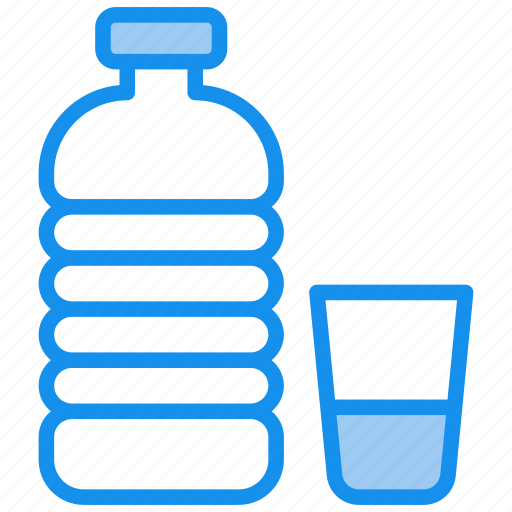 Water bottle, bottle, water, drink, drink-bottle, beverage, mineral-water icon - Download on Iconfinder