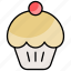 muffin, dessert, cupcake, sweet, cake, bakery, delicious, bakery-food, pastry 